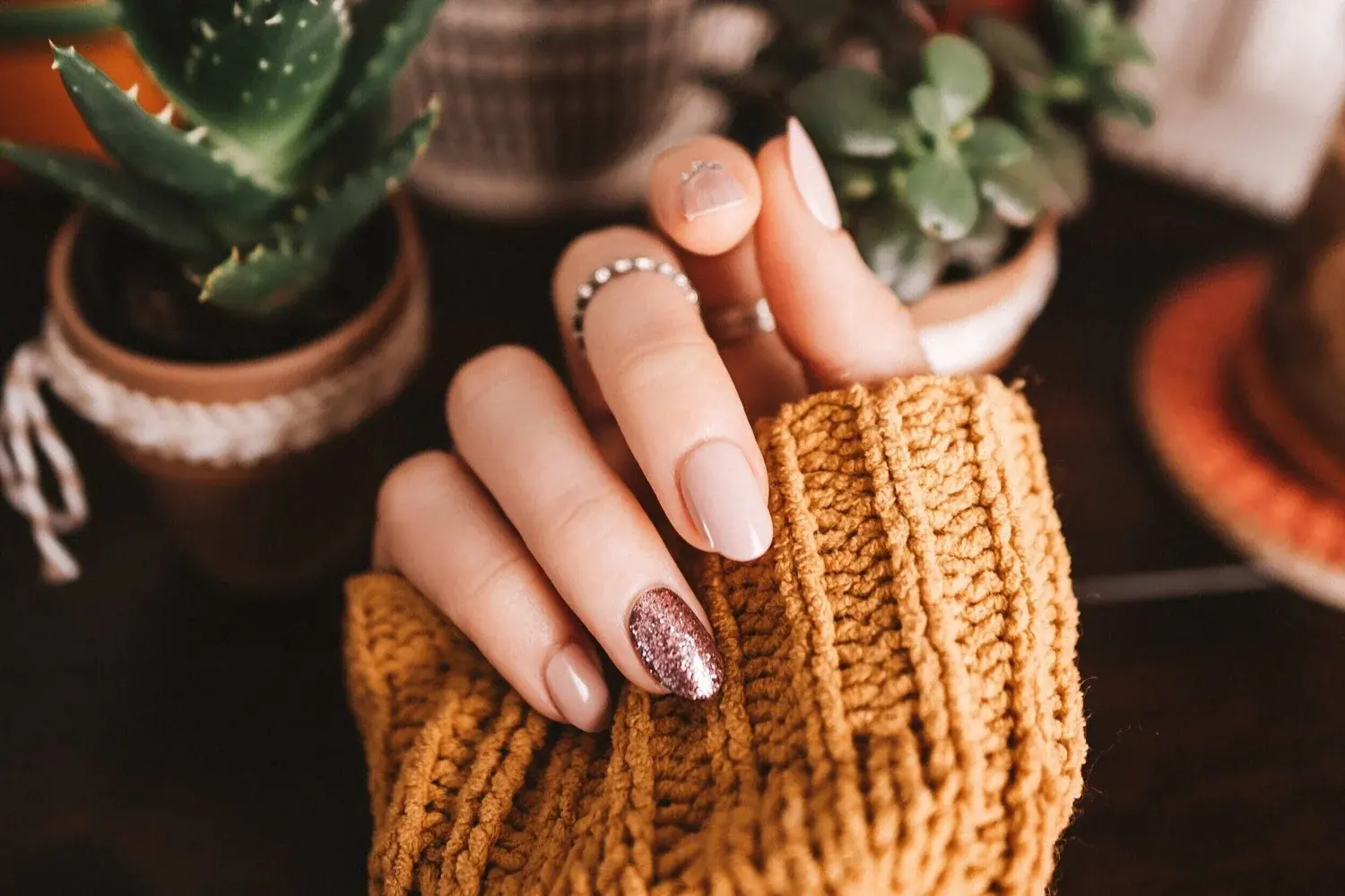 Polished manicure and nail care